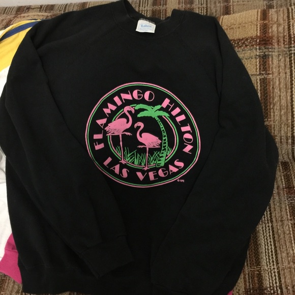 Tops - Vintage 80's Flamingo Hilton Las Vegas Sweatshirt
